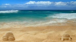 Футаж фоновый "море, пляж"