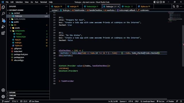 ADVANCED LEVEL: How to create a todo app with React смотреть онлайн