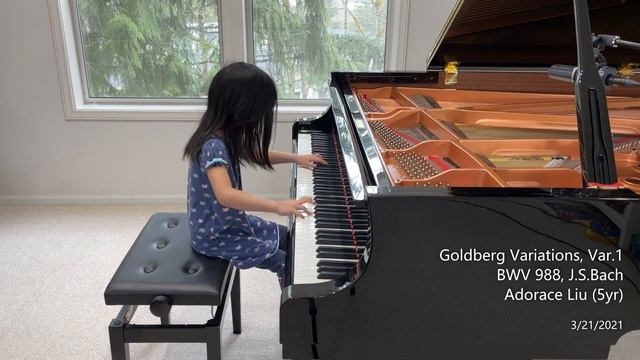 Adorace (5yr) - Goldberg Variations, Var.1, BWV 988, J.S.Bach смотреть онлайн