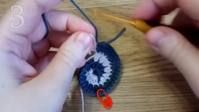 Как связать СПИРАЛЬ крючком из двух цветов ? Подробный мастер-класс смотреть онлайн