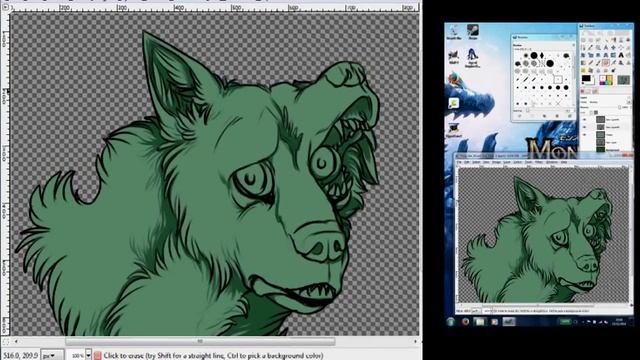 Speed-drawing: Dog-Like | Darkmane The Werewolf смотреть онлайн