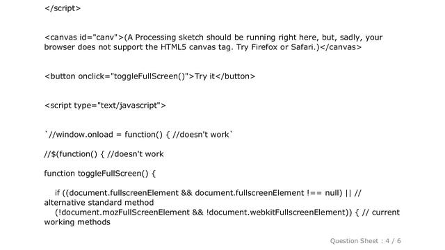 HTML : javascript function that opens to full screen when page is loaded смотреть онлайн