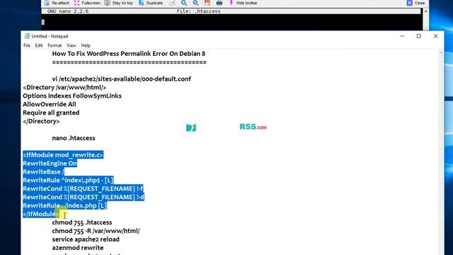 How To Fix WordPress Permalink Error On Debian 8 смотреть онлайн