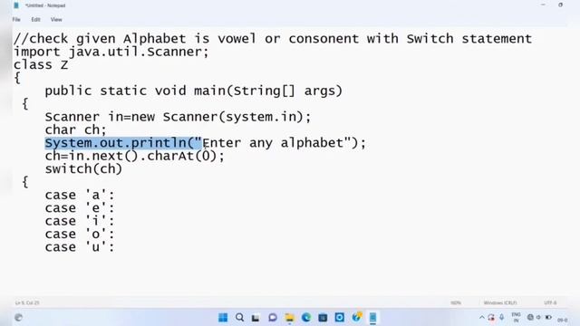 Switch Statement Program in Java|| How to run and compile switch Statement Program in Java смотреть онлайн
