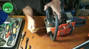 Диагностика поршневой на пиле "Oleo Mac GS 35".