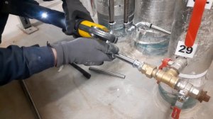 монтаж трубопровода на пресс-фитинге