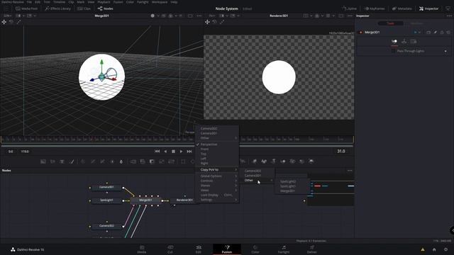 Система нодов и шаблоны в DaVinci Resolve Fusion / Node system / Templates смотреть онлайн