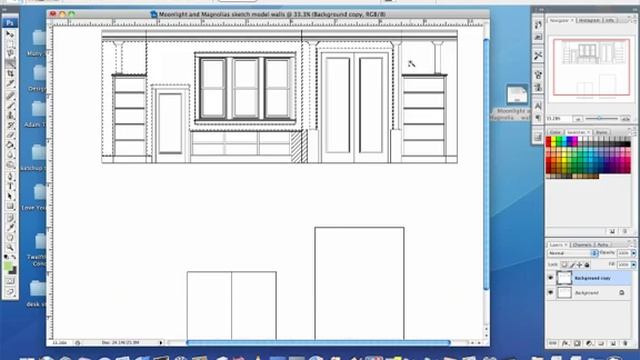 Open a PDF for Paint Elevation in Photoshop смотреть онлайн
