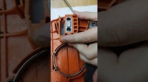 Замена натяжителя цепи на  Husqvarna 236