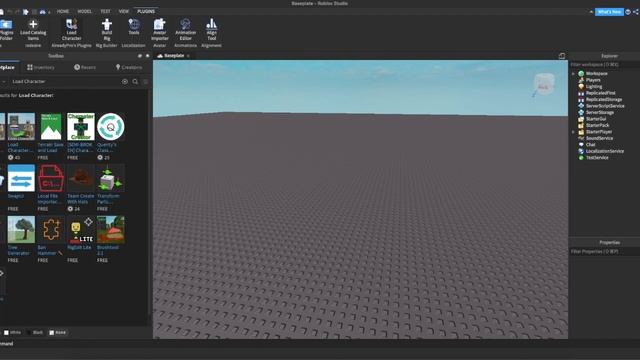 How to Load your Character in Roblox Studios! || plxnteranna смотреть онлайн