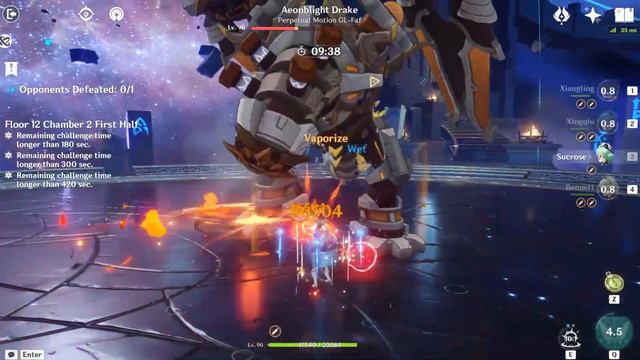 National Team destroying Aeonblight Drake | Abyss f12 F2P 4 star weapons смотреть онлайн