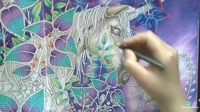 Unicorn. Speedcoloring In 'Zemlja Snova' / Coloring With Alena / Раскраска-антистресс