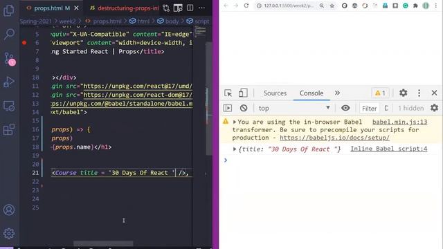 02.2- React Functional Components and Props смотреть онлайн