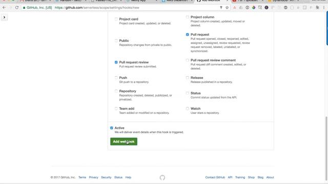 Setting up a github webhook URL for Issue & PR notifictions смотреть онлайн