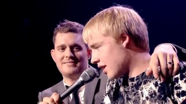 Michael Buble duets with 15 year old boy on 'This is Michael Buble' - HD смотреть онлайн