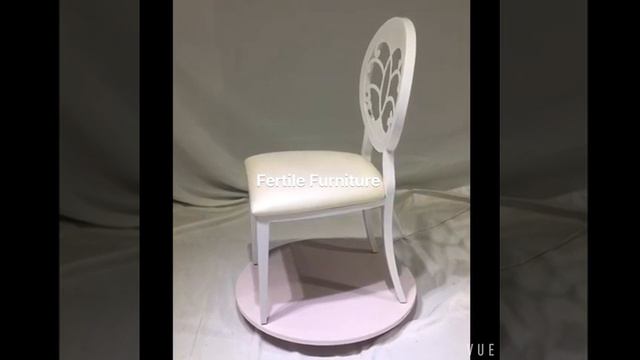 Factory wholesale white metal dining chair for wedding event смотреть онлайн