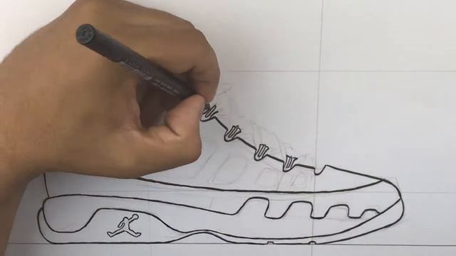 How To Draw: Air Jordan 9 w/ Downloadable Stencil смотреть онлайн