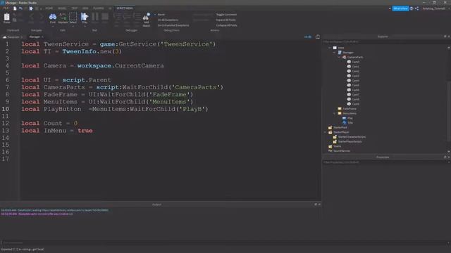 [Roblox Studio] Intro Menu & Camera Manipulation Tutorial смотреть онлайн