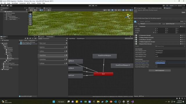Invector + RPG Builder Integration Setup (3rd) - Modifying Animation, Equip and Unequip смотреть онлайн