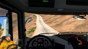 ТАКИХ ДОРОГ Я ЕЩЕ НЕ ВИДЕЛ - ETS 2 МОДЫ - EURO TRUCK SIMULATOR 2 + РУЛЬ