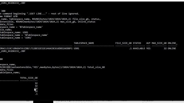 Oracle 19c Tablespace Monitoring (Check Descriptionfor SQL Quesries) смотреть онлайн