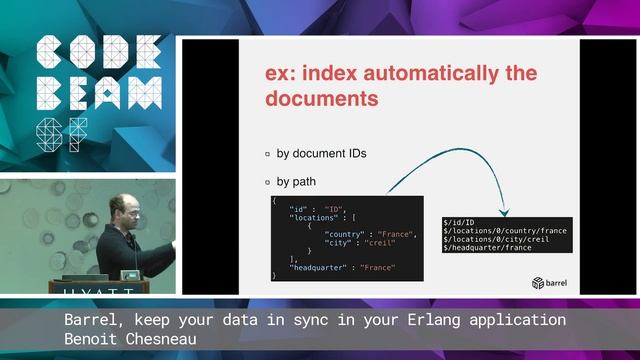 Benoit Chesneau - Barrel, keep your data in sync in your Erlang application | Code BEAM SF 19 смотреть онлайн