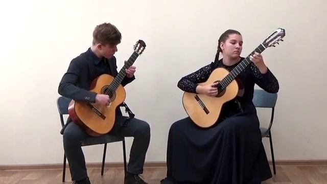 Дуэт: Иванникова Анастасия и Лукшис Антанас ДМШ № 6 г. Новосибирск смотреть онлайн