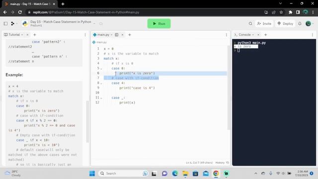#2023 | python for beginners | Match Case Statements in Python | Day 15 смотреть онлайн