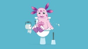 Лунтик какает и пукает ?  поможем малышу весело сходить по-большому