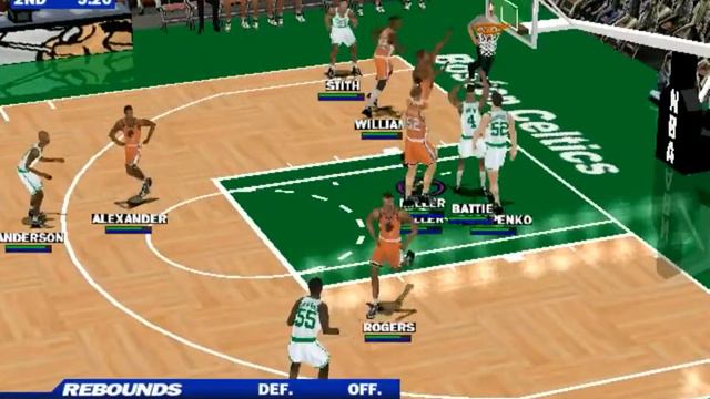 VS Boston Celtics 2nd Quarter Game, NBA Live 2000 PC Superst Exibition mode смотреть онлайн