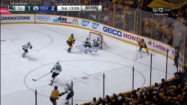 San Jose Sharks - Nashville Predators - game 3 ( Stanley Cup 2016 . NHL playoffs ) смотреть онлайн