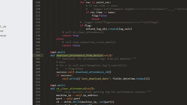 ZK Biometric odoo integration by Code Example(Arabic), Part II смотреть онлайн