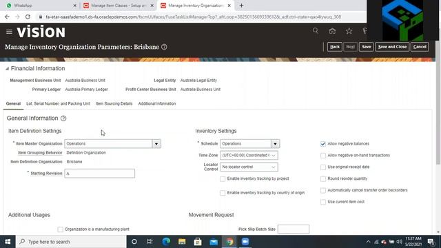 Creation of Item In Product information mangement(PIM), Inventory managment roles - Oracle fusion смотреть онлайн