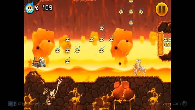 Hell Yeah! Pocket Inferno - iPhone & iPad Gameplay Video смотреть онлайн