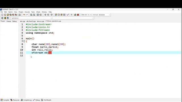 C++ Binary File Handling Explained with a Step by Step Example|| Live Implementation|| Lecture 43 смотреть онлайн