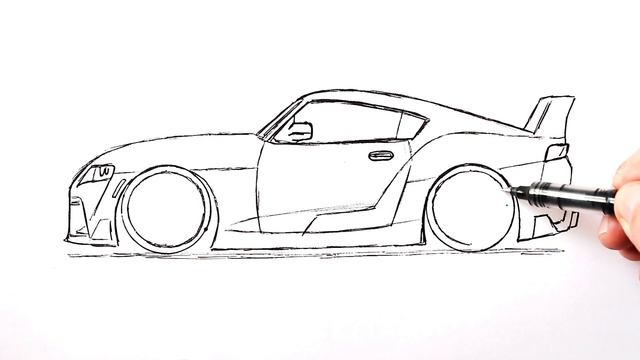 Как нарисовать Машину с нуля ✏ Мой метод смотреть онлайн