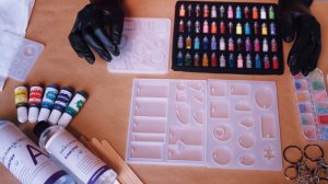 Обучение по созданию украшений и поделок из эпоксидной смолы.Мега набор подарок.Творчество для дете