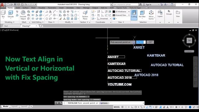 How To Align Text Object In AutoCAD-Mange Justify & Alignment Axis-TEXTALIGNMODE -Tricks & tips смотреть онлайн