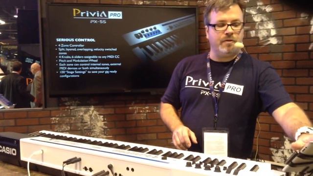 Kraft Music - Casio PX-5S Digital Piano Demo at NAMM 2013 смотреть онлайн