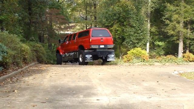 JACKED UP F-650 FORD "SUPER TRUCK" CUMMINS, ALLISON,6-DOOR by "Hotrod" Ronnie Miller смотреть онлайн
