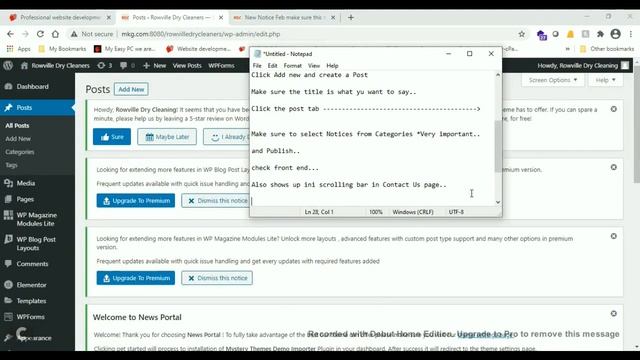 Adding a Wordpress Post with Image смотреть онлайн
