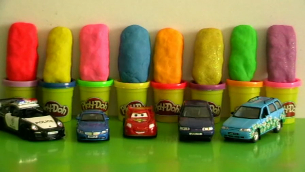 Плей до Сюрпризы Машинки Скорая помощь Милиция полицейская смотреть онлайн