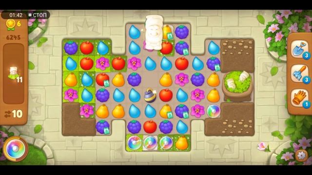 Gardenscapes Last Level 6245 / 6245 Последний уровень смотреть онлайн