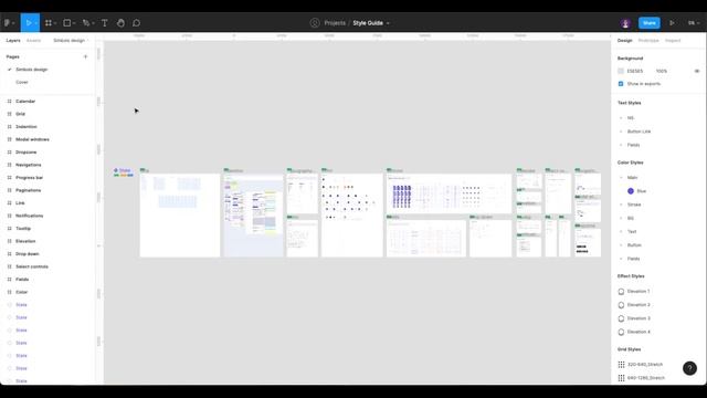 Публикую StyleGuide/Ui-kit в Figma (Фигма) Community