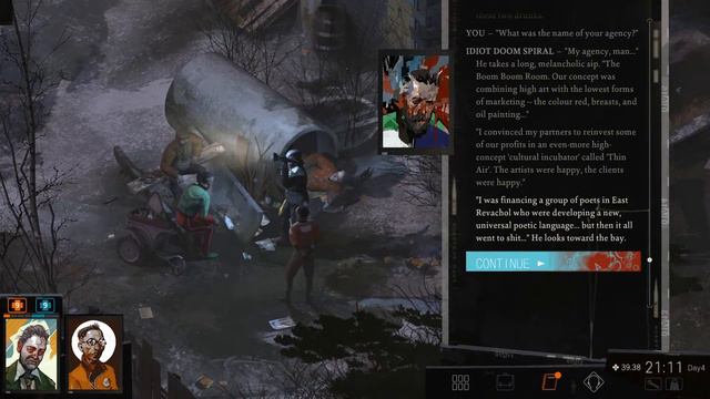 The unbelievable stories of a drunkard - Let's Play Disco Elysium: The Final Cut #89 смотреть онлайн