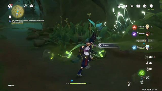 Genshin Impact || Use the Kusava to break the seal on the Zohrah mushroom смотреть онлайн