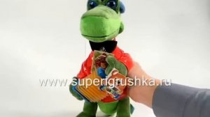 Мягкие игрушки Мульти Пульти Крокодил Гена 33 см