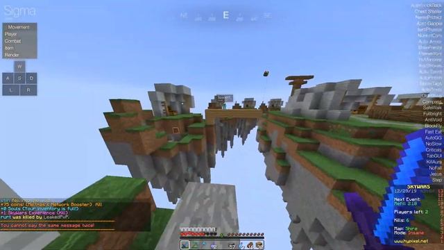 Hacking on Hypixel Skywars is fun w/ Sigma 5.0 Client смотреть онлайн