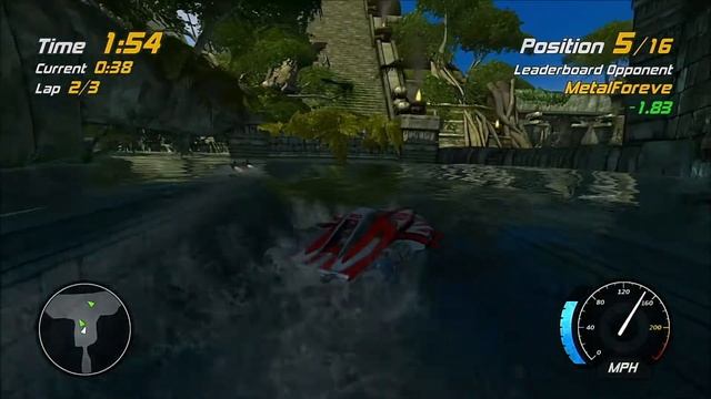 HYDRO THUNDER HURRICANE GAMEPLAY - Xbox 360 Racing Game смотреть онлайн