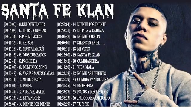 Enganchados De Santa Fe Klan - Colección De Las Mejores Canciones De Santa Fe Klan 2021